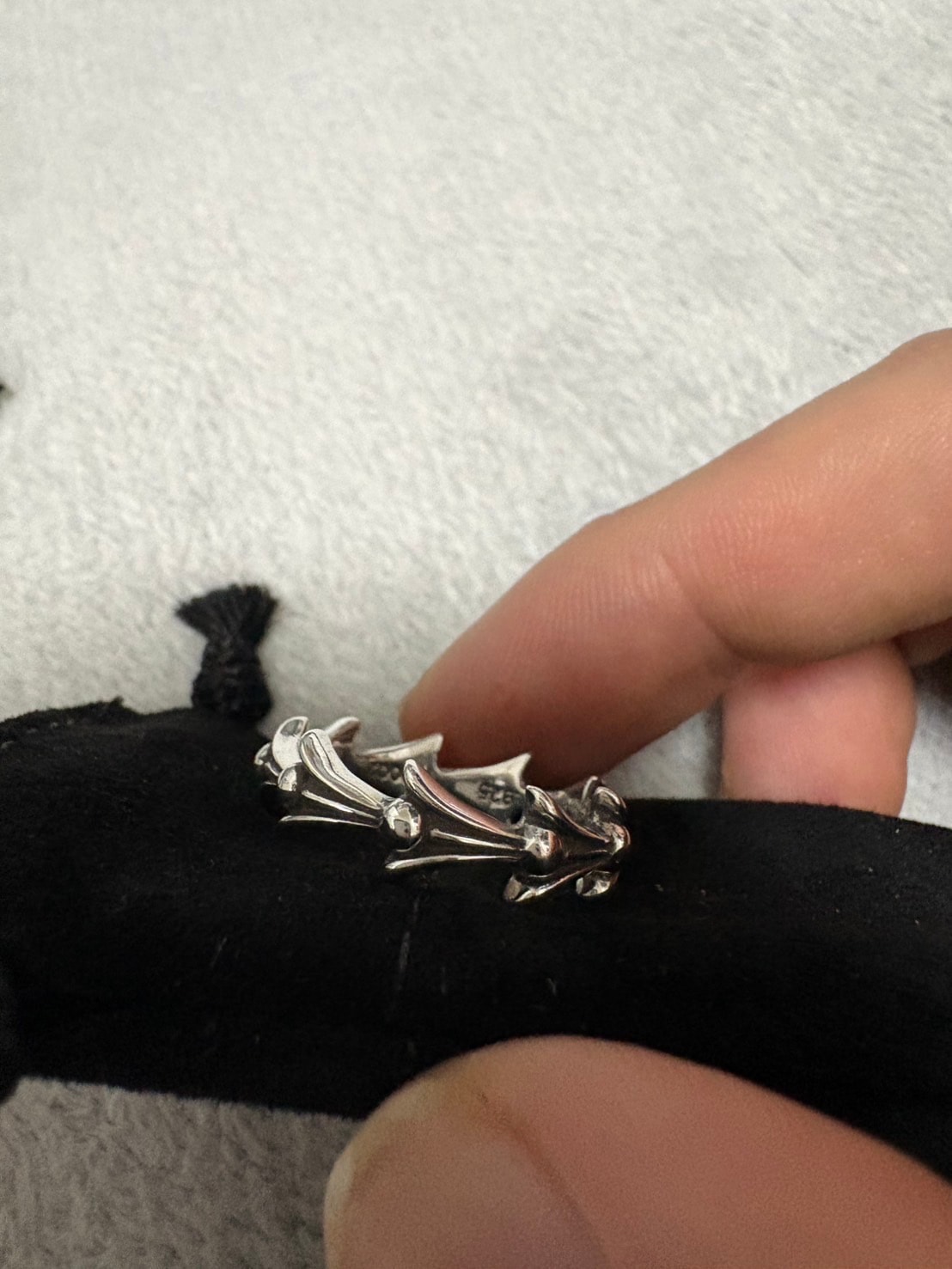 Chrome Hearts Crestile Ring "Silver"