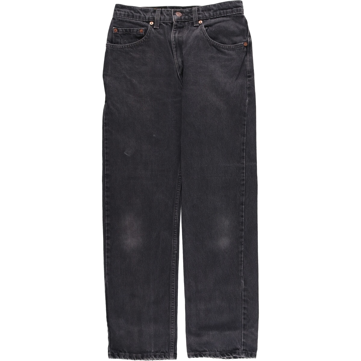 古着 00年代 リーバイス Levi's 505 REGULAR FIT STRAIGHT LEG ブラックデニム テーパードデニムパンツ カナダ製 メンズw28相当/evb007573