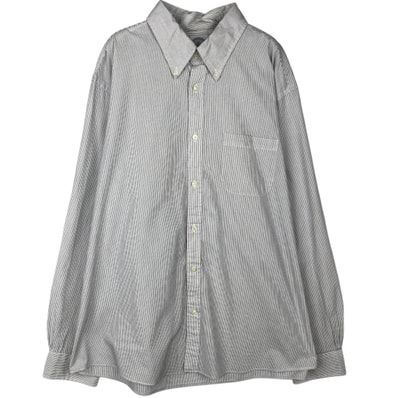 古着 ブルックスブラザーズ Brooks Brothers 1818 長袖 ボタンダウンストライプシャツ メンズXL相当/eaa646575