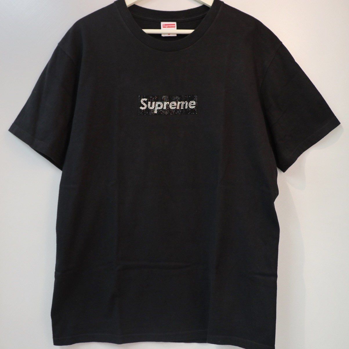 Supreme / Swarovski® Box Logo Tee "Black"