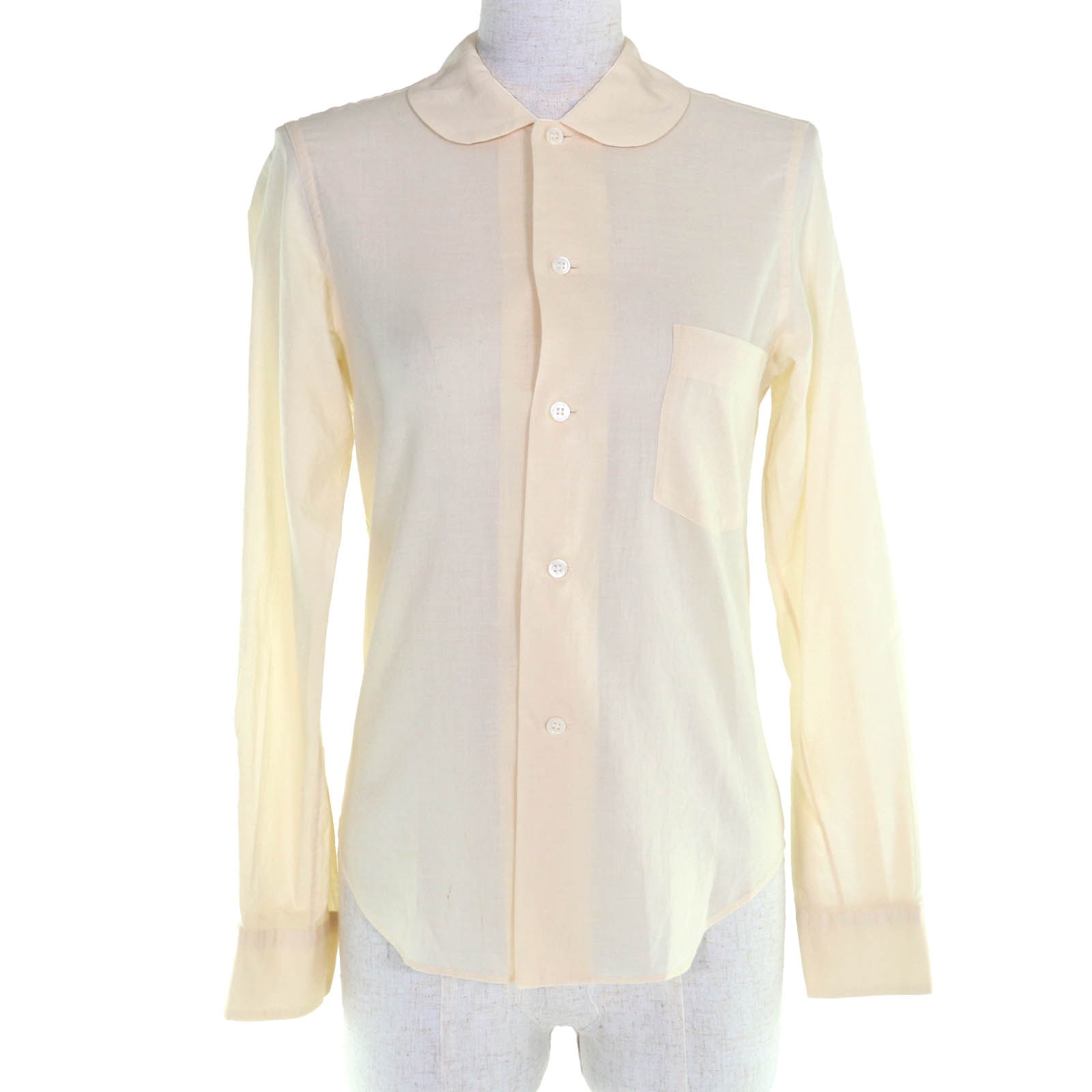 美品 コムデギャルソン ブラウス アイボリー レディース S