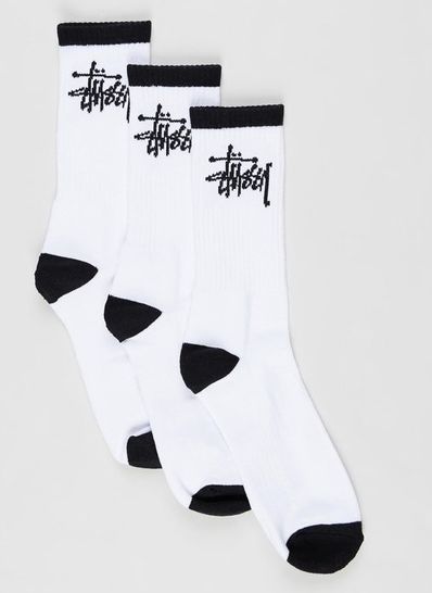 海外限定! STUSSY 靴下3足 セット ソックス