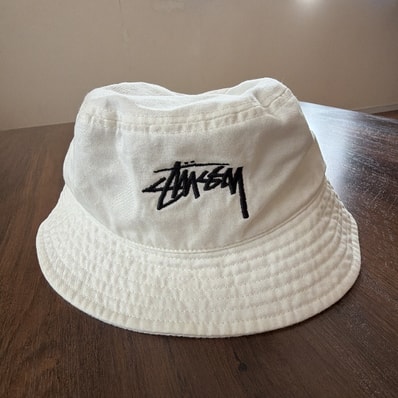 stussy バケットハット ホワイト