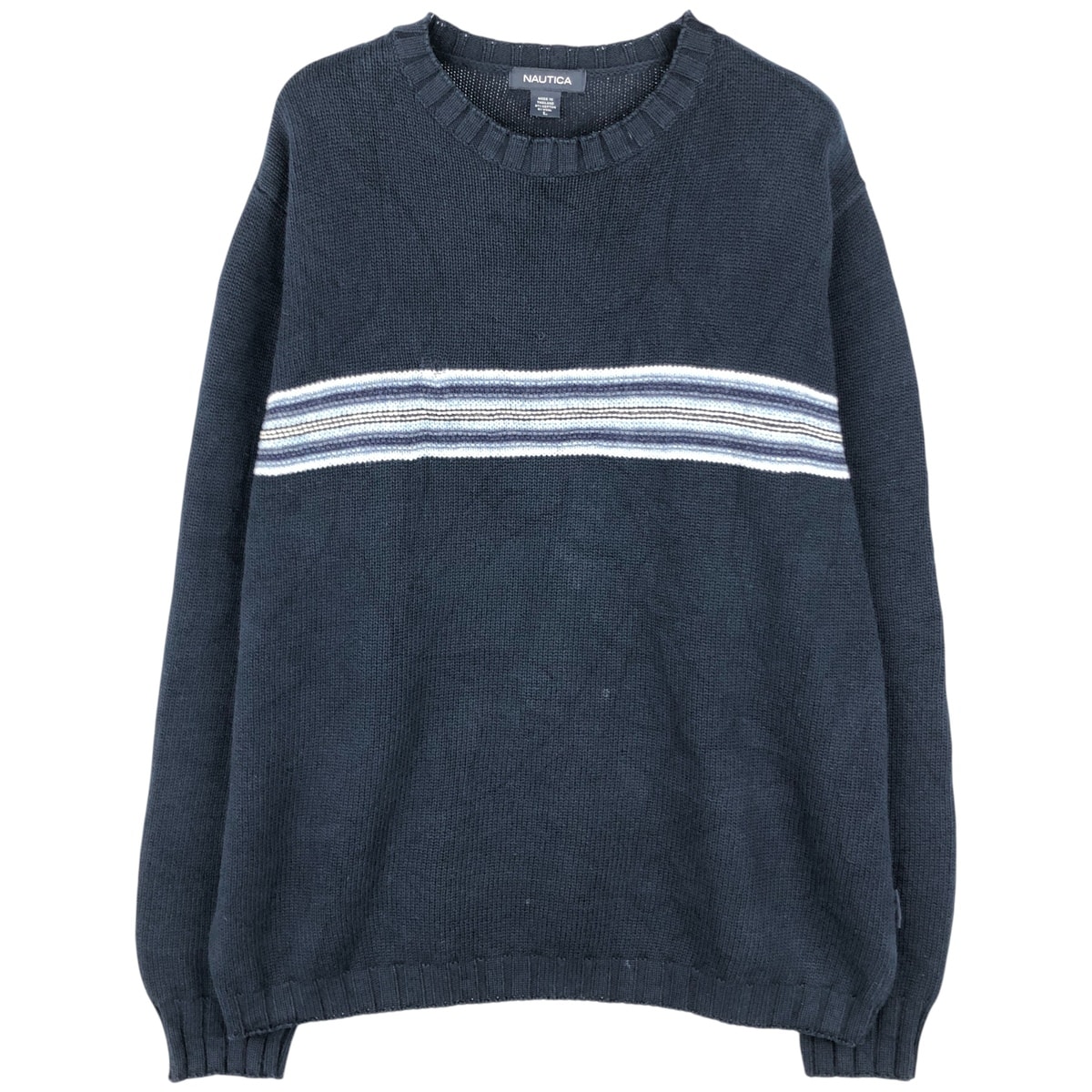 古着 ノーティカ NAUTICA コットンニットセーター メンズL相当/eaa604070