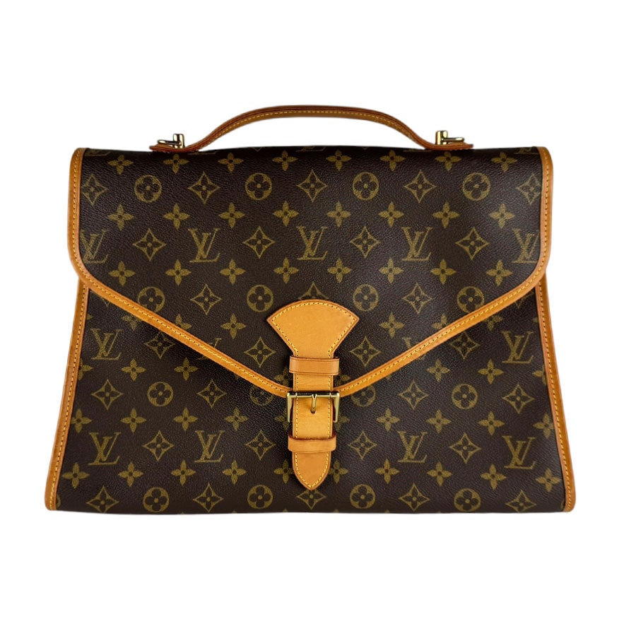 ルイ ヴィトン LOUIS VUITTON ハンドバッグ ビジネスバッグ ショルダーバッグ モノグラム ベルエア モノグラムキャンバス ブラウン ユニセックス M51122【中古】 z10620