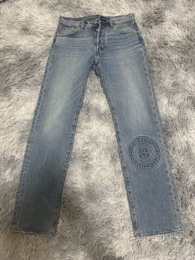Stussy × LEVI'S Embossed 501 "Denim" A52180000