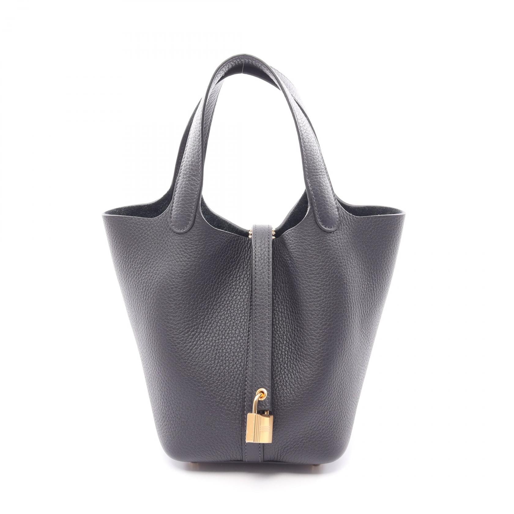 エルメス HERMES ピコタンロックPM キャバン ハンドバッグ バッグ トリヨンクレマンス トリヨンクレマンス K刻印(2025年製造) レディース ネイビー系 【中古】