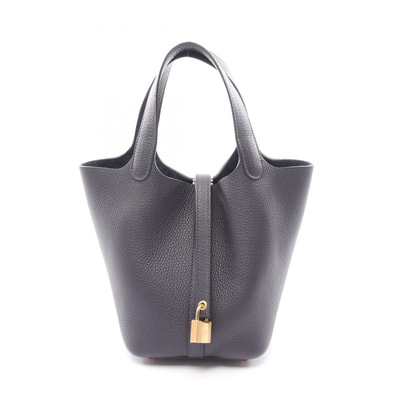 エルメス HERMES ピコタンロックPM キャバン ハンドバッグ バッグ トリヨンクレマンス トリヨンクレマンス K刻印(2025年製造) レディース ネイビー系 【中古】