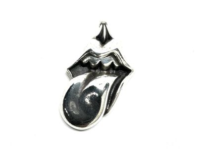 Chrome Hearts Charm Lips & Tan "Silver"
