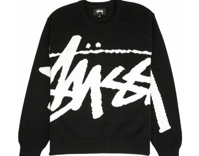 Stussy Stock Sweater "Black"