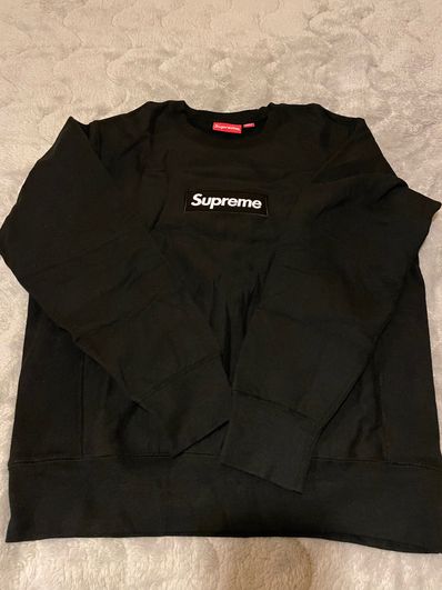 Supreme Box Logo Crewneck Sweatshirt "Black" (18FW)
