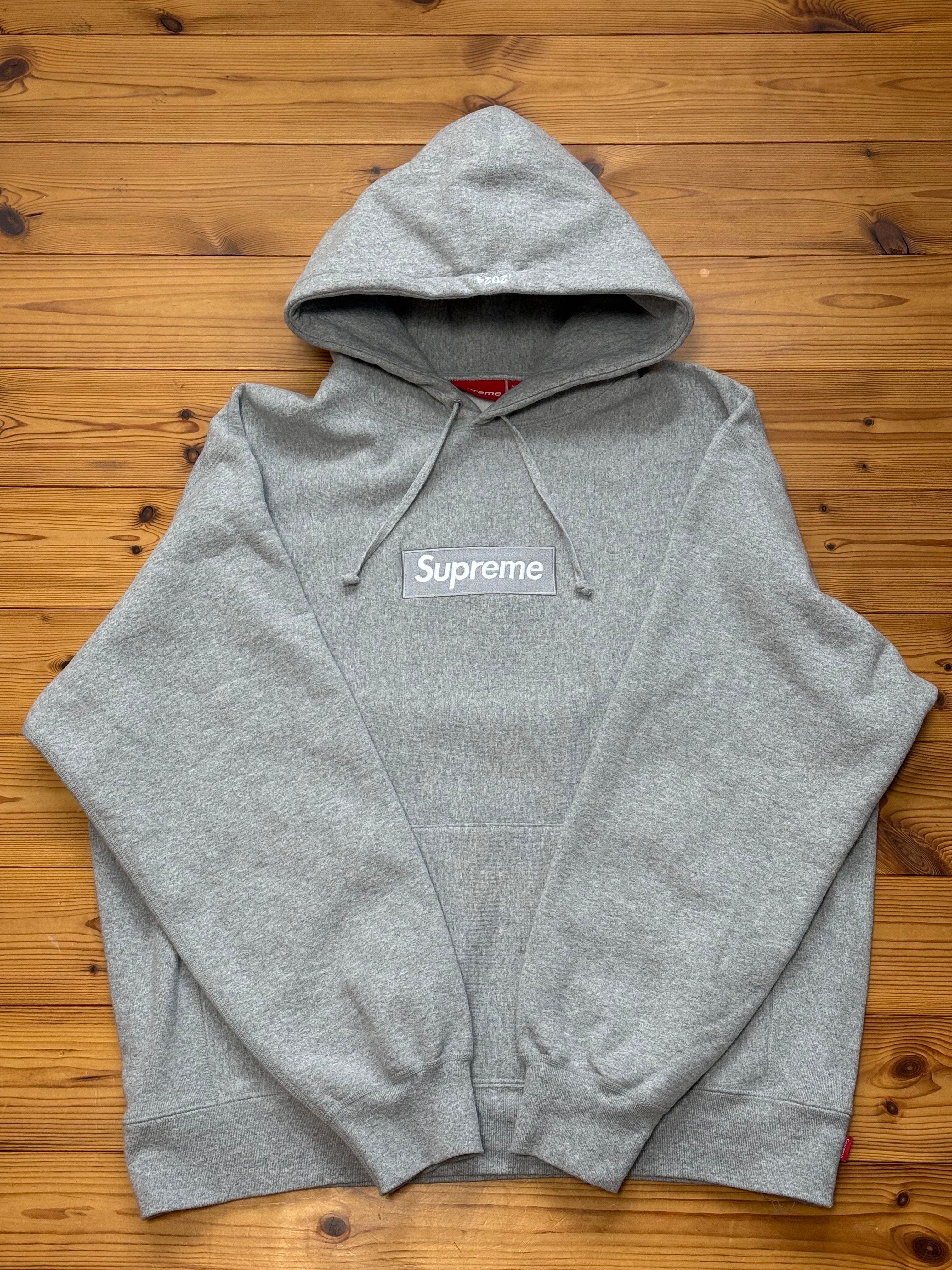 Supreme Box Logo Hooded Sweatshirt "Heather Grey" (24FW)