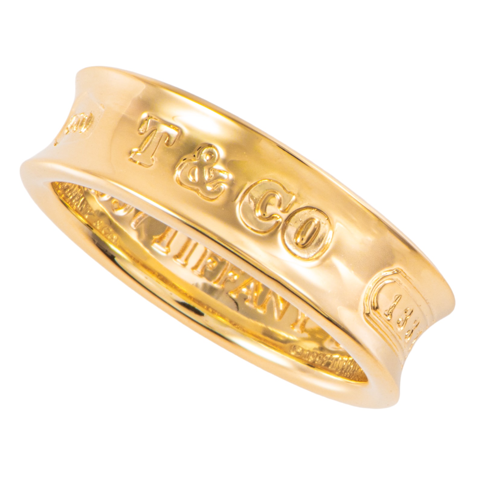 TIFFANY&Co. ティファニー 1837 リング 指輪 13号 K18YG ゴールド【中古】