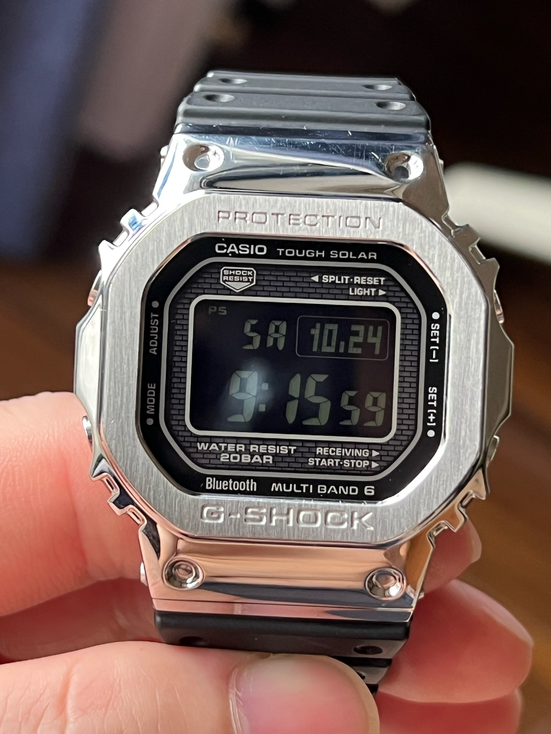 Casio G-Shock GMW-B5000-1JF "Silver/Black"