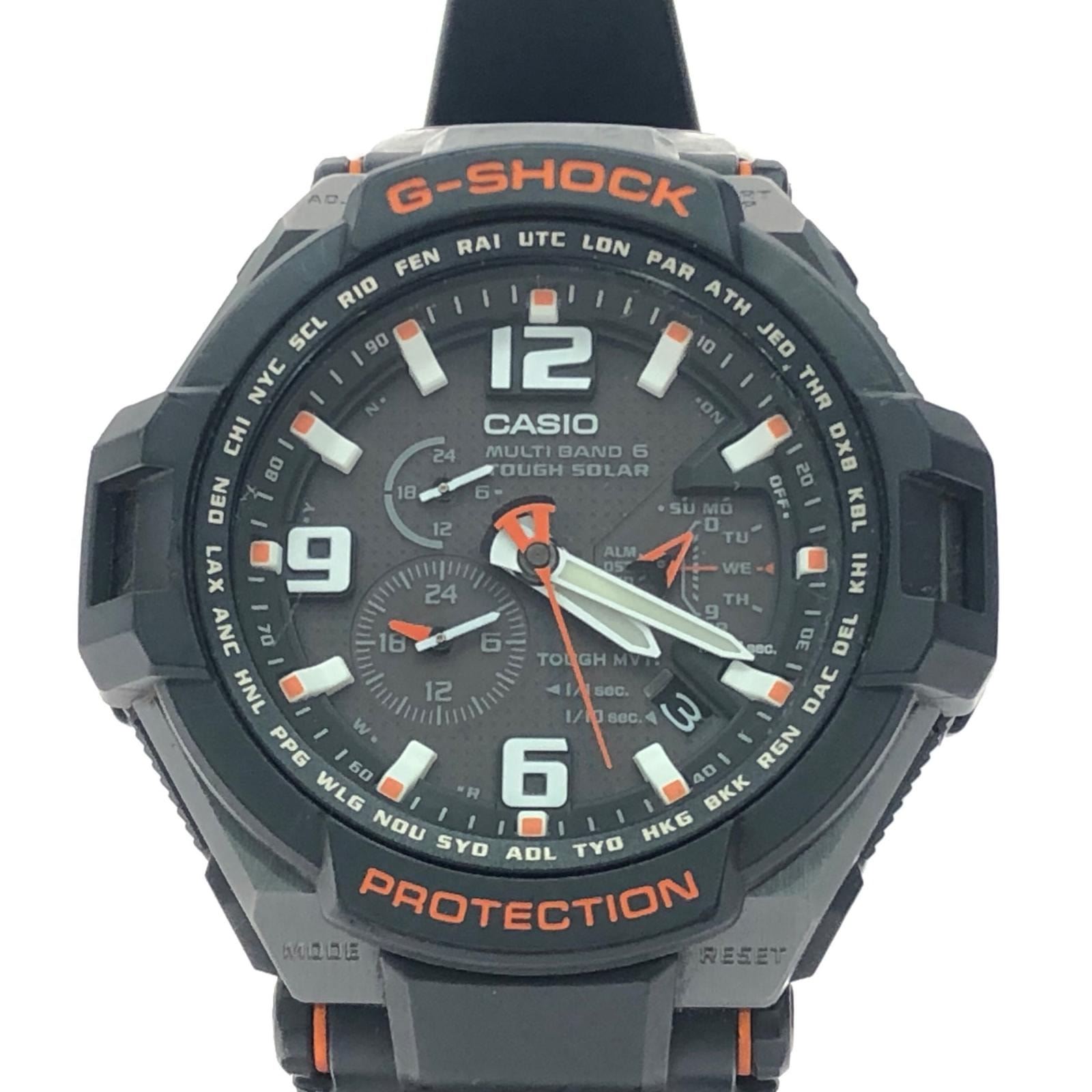 CASIO カシオ メンズ腕時計 電波ソーラー グラビティマスター マルチバンド6 トリプルGレジスト GW-4000-1AJF