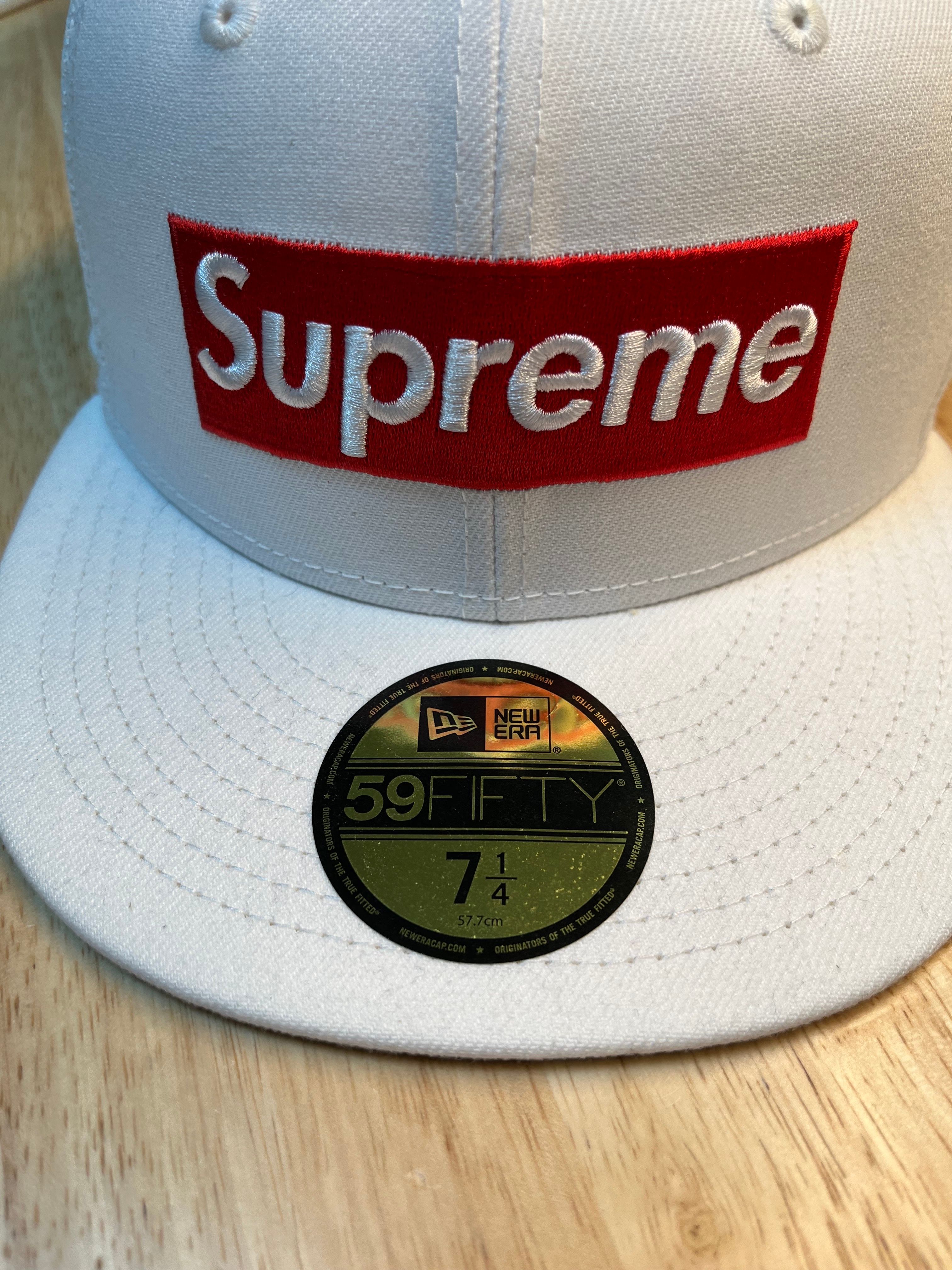 Supreme Box Logo Mesh Back New Era "White" (24SS)
