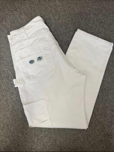 Dickies x Henry's PIZZA Double Knee Painter Pants "White"