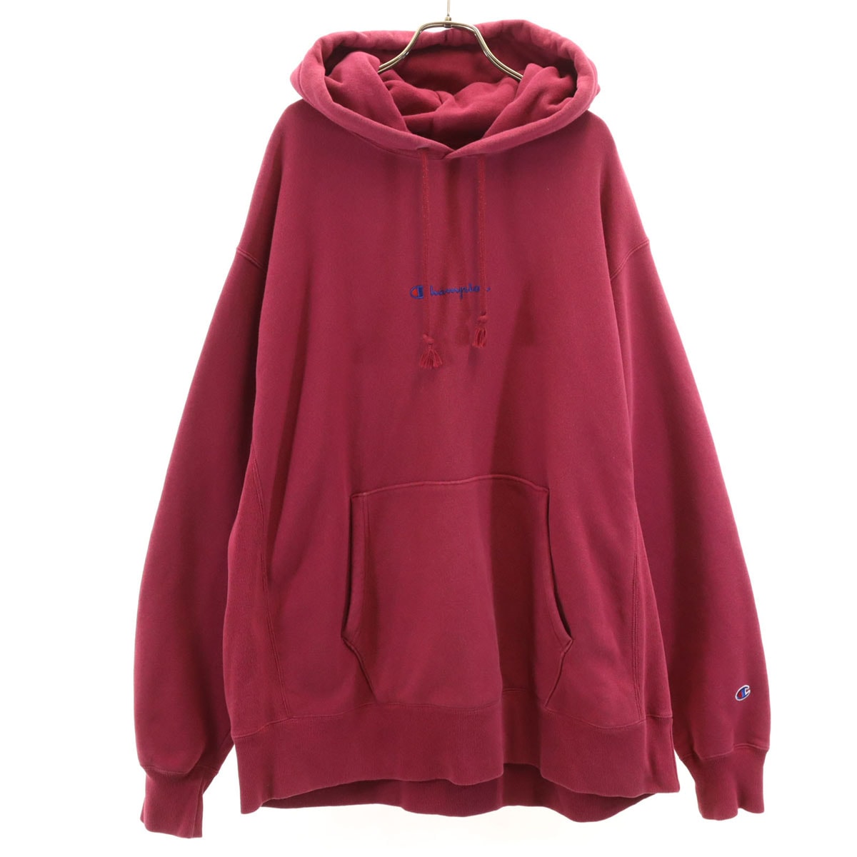 Champion チャンピオン 長袖 リバースウィーブ スウェットパーカー XL レッド系 裏起毛