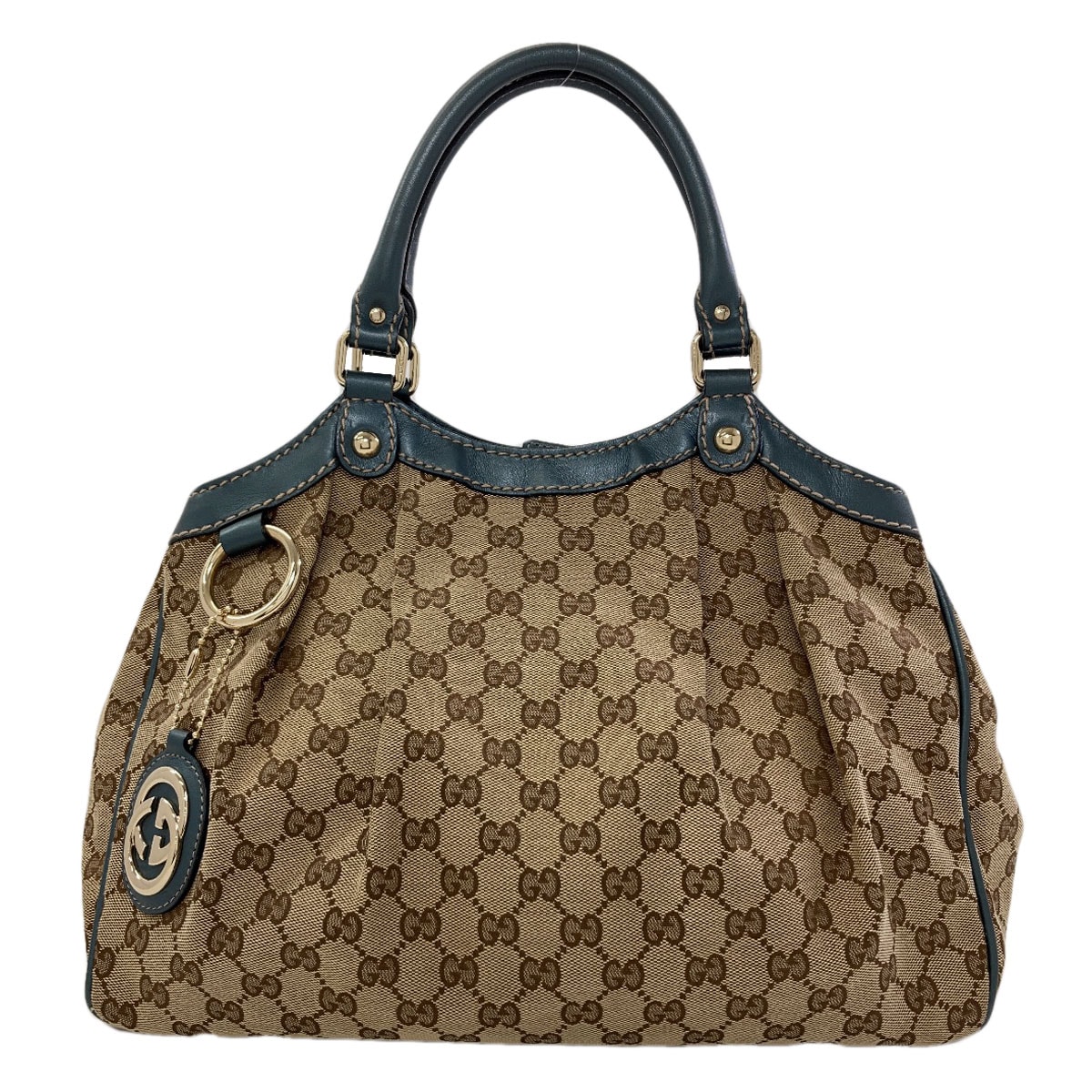 GUCCI グッチ 211944 スーキー GG トートバッグ キャンバス レザー レディース [中古]