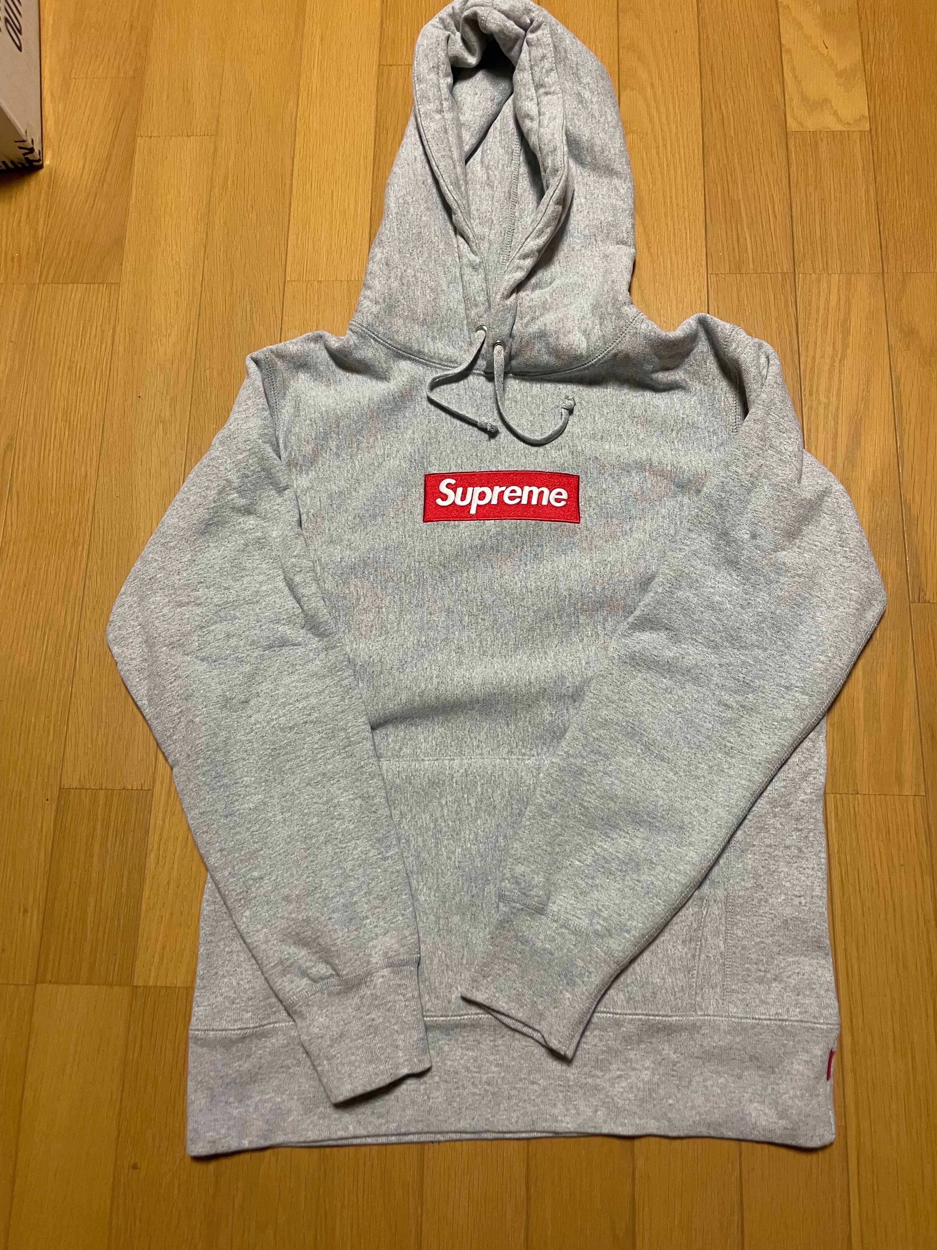 Supreme Box Logo Hooded Sweatshirt "Heather Grey" (16FW)