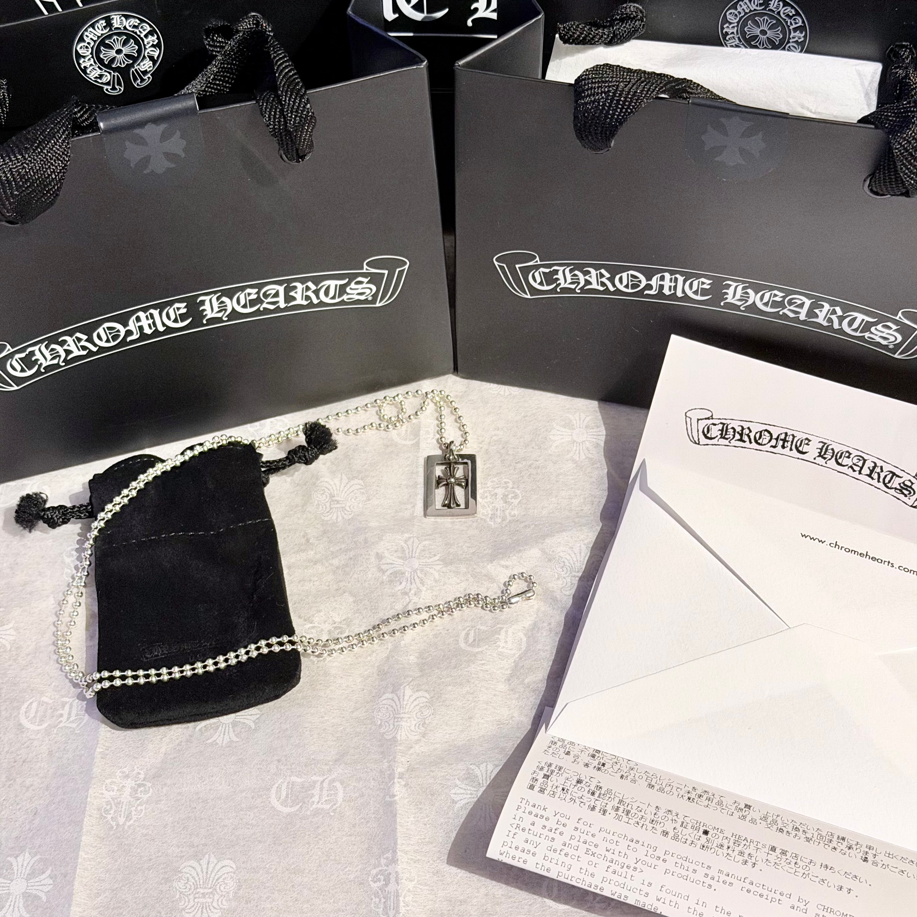 Chrome Hearts Frame Open Baby Fat Charm "Silver"