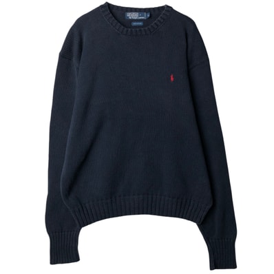 古着 ラルフローレン Ralph Lauren POLO by Ralph Lauren コットンニットセーター メンズL相当/eaa637506
