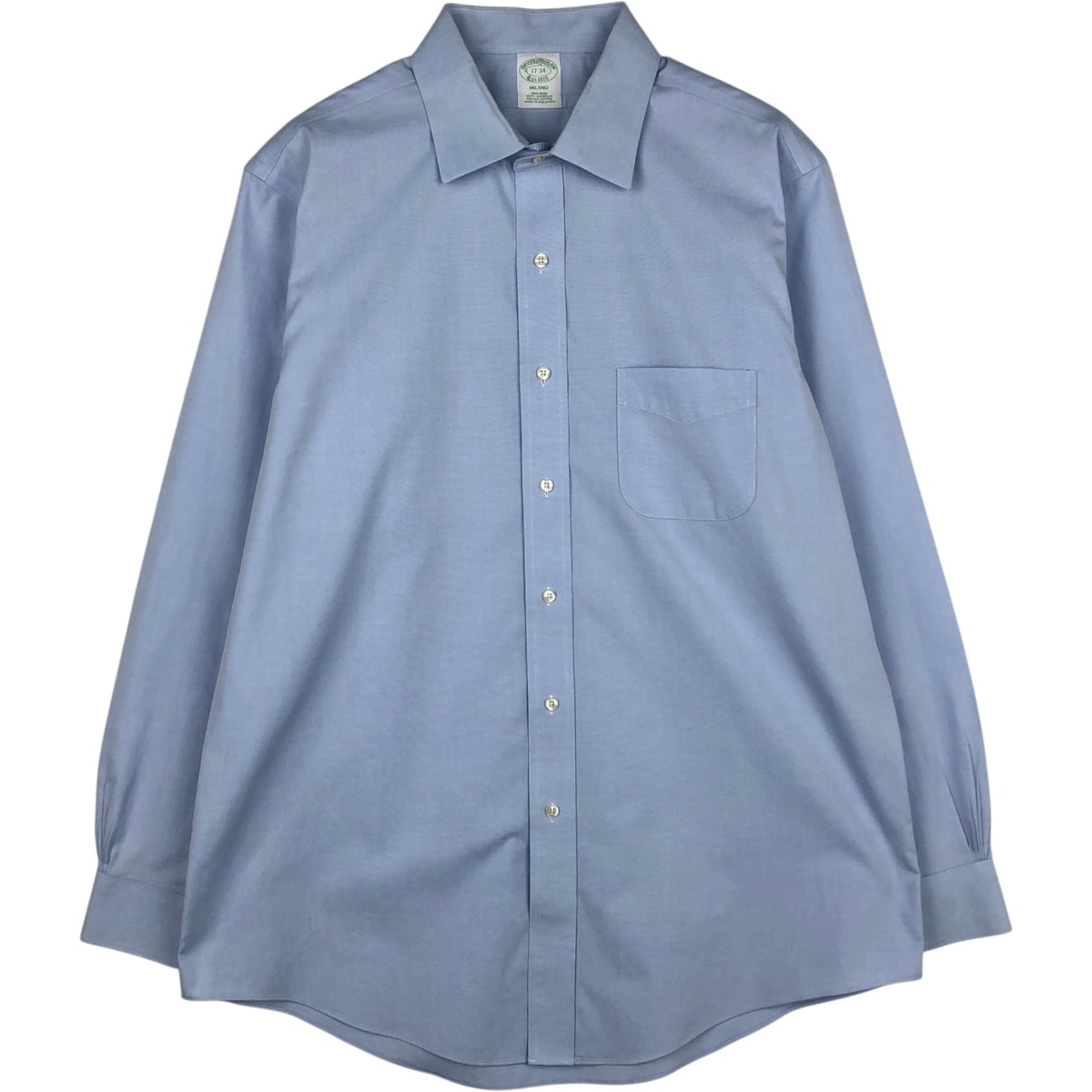古着 ブルックスブラザーズ Brooks Brothers Est.1818 MILANO 長袖 コットンシャツ メンズXL相当/eaa633567