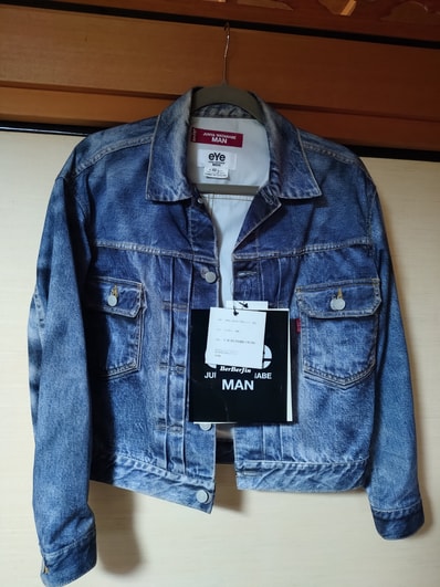 eYe JUNYA WATANABE MAN x LEVI'S x BerBerJin 507XX Denim Print Jacket "Indigo"