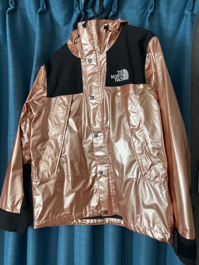 Supreme x The North Face Metallic Mountain Parka "Pink"