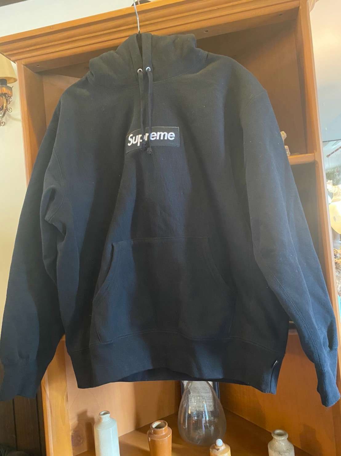 supreme ボックスロゴパーカー