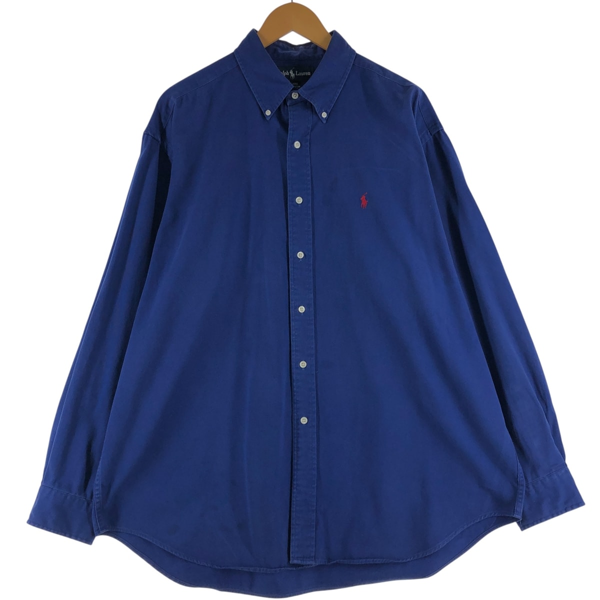 古着 ラルフローレン Ralph Lauren BLAIRE 長袖 ボタンダウンシャツ メンズXL相当/eaa534359