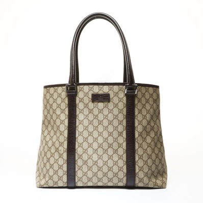 グッチ GUCCI GGスプリーム トート トートバッグ【中古】