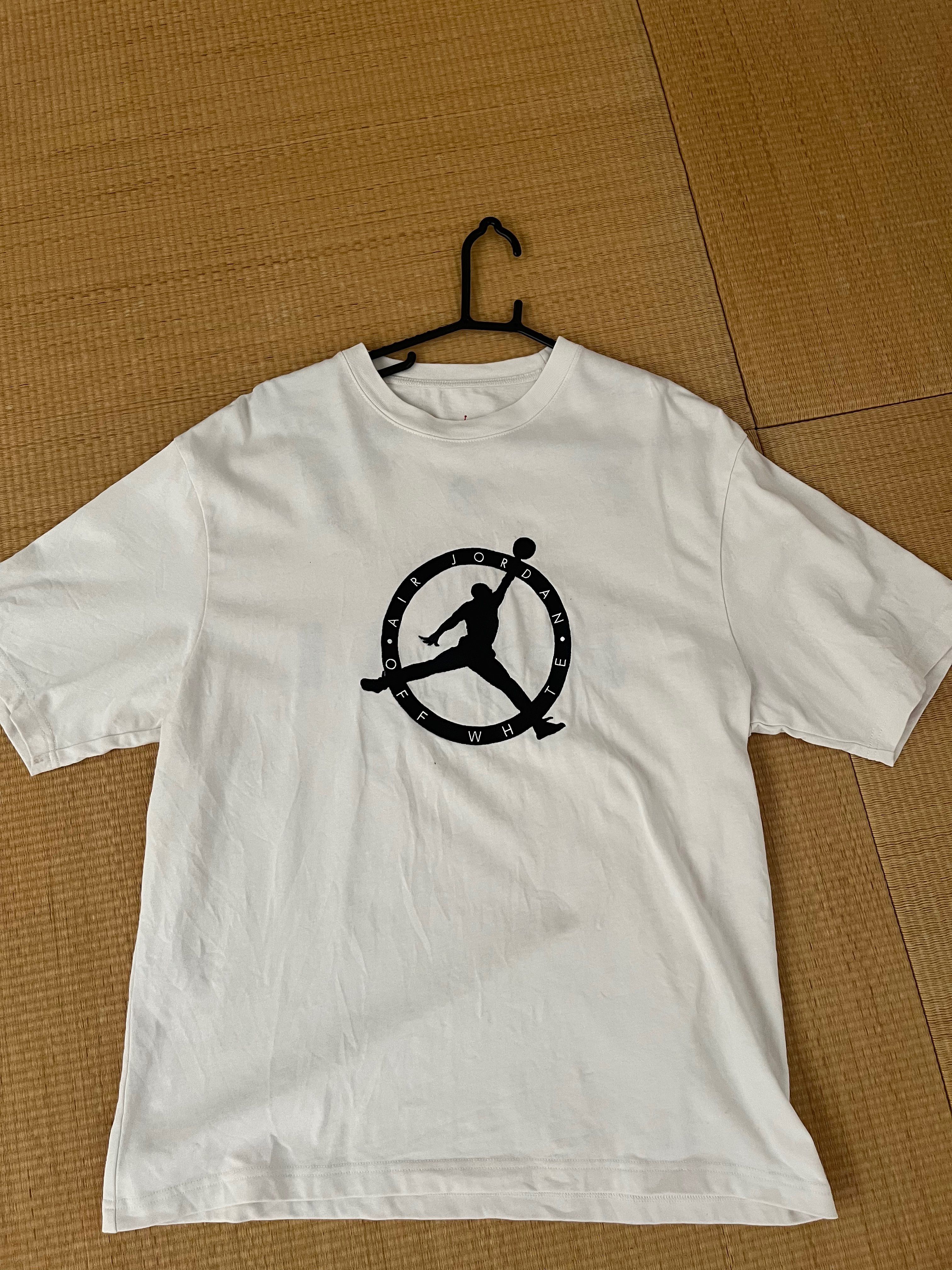 Air Jordan Off-WhiteTM️ Short Sleeve T-shrit "Gray"