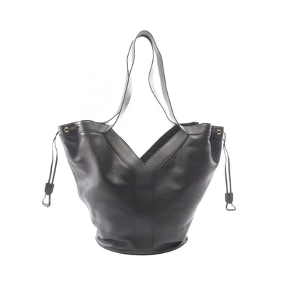 サンローランパリ SAINT LAURENT PARIS Y ホーボー トートバッグ バッグ レザー レディース ブラック系 【中古】