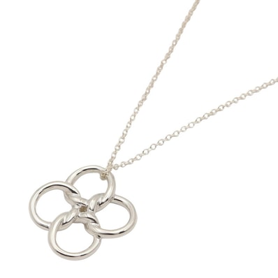 ティファニー TIFFANY&CO クアドロフォリオネックレス ネックレス ジュエリー シルバー925 メンズ レディース シルバー系 【中古】