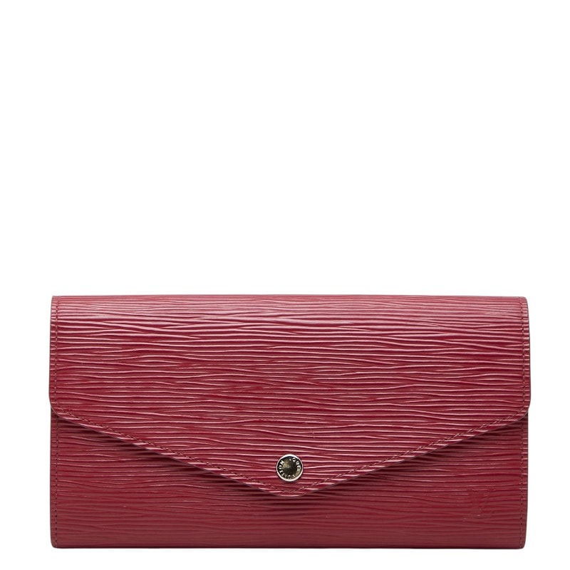 ルイ ヴィトン エピ ポルトフォイユ サラ 長財布 M60580 フューシャ ピンク系 レザー レディース LOUIS VUITTON 【中古】