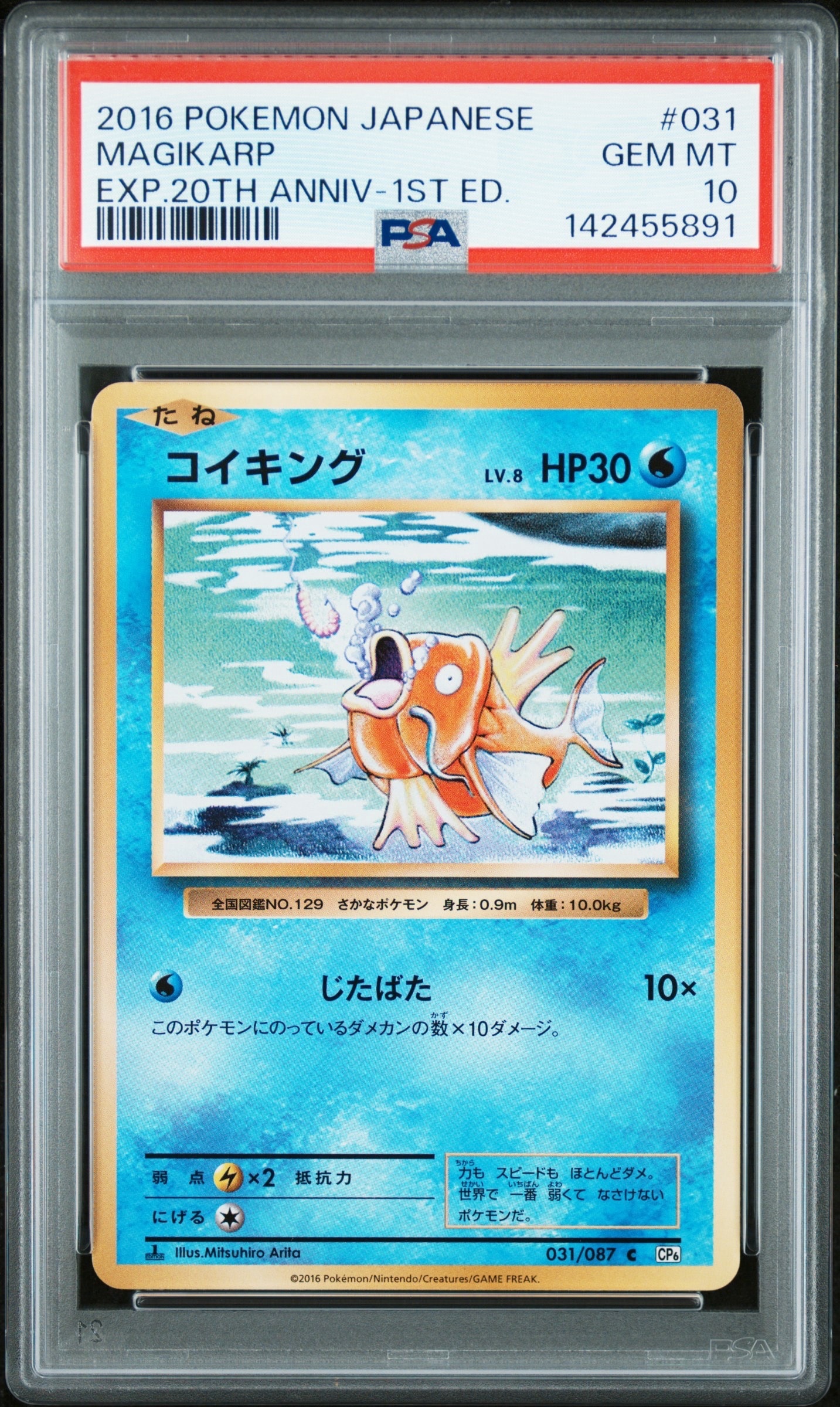 コイキング C :1ED [CP6 031/087](コンセプトパック「ポケットモンスターカードゲーム 拡張パック 20th Anniversary」)