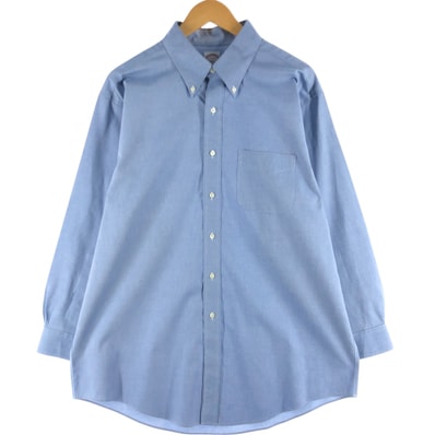 古着 ブルックスブラザーズ Brooks Brothers 346 長袖 ボタンダウンシャツ メンズXL相当/eaa558917