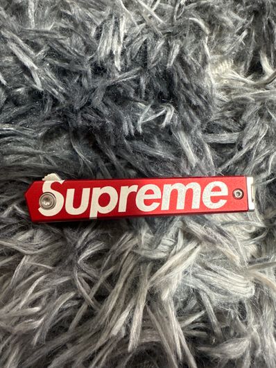 Supreme x CRKT CEO Microflipper Pocket Knife "Red"