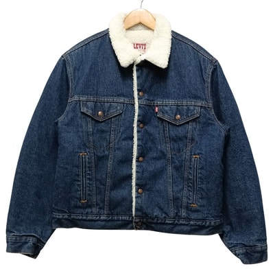 LEVI'S リーバイス 70608 USA製 裏地ボア デニムジャケット 55466