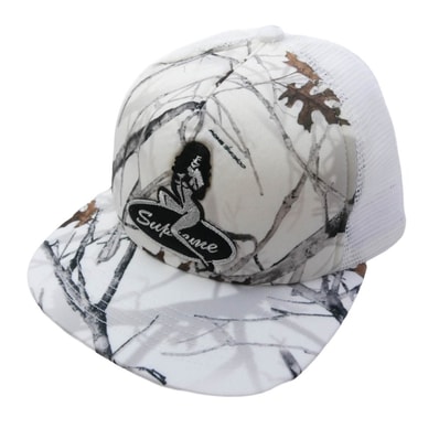 Supreme シュプリーム キャップ 25AW Pinup Mesh Back 5-Panel Cap ピンナップ メッシュ バック 5パネル キャップ ホワイト系【中古】