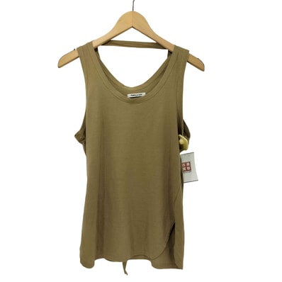 DOUBLE NECK NO-SLEEVE TANKTOP【1143762652090】