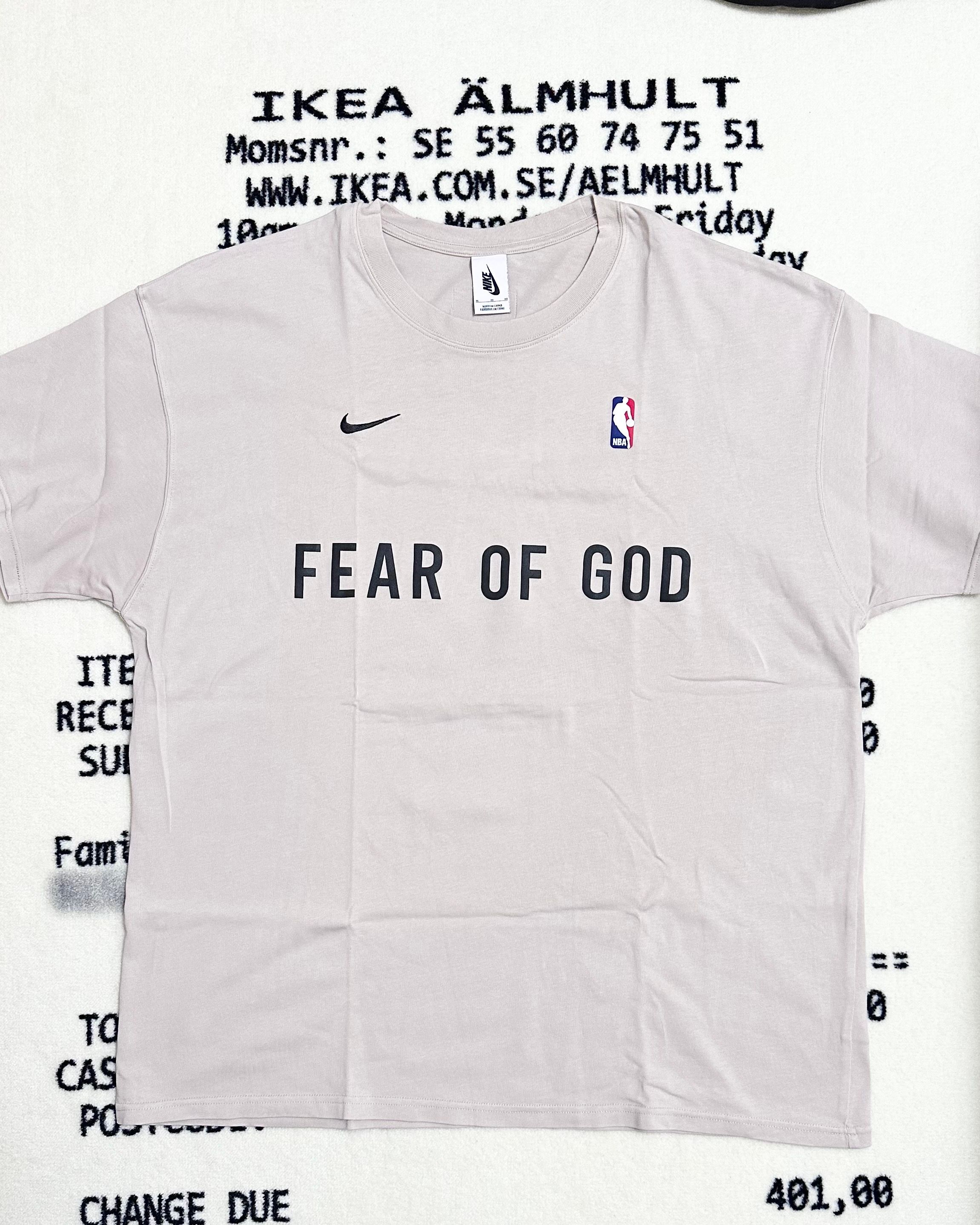 FEAR OF GOD / Nike Warm Up T-Shirt "Oatmeal"