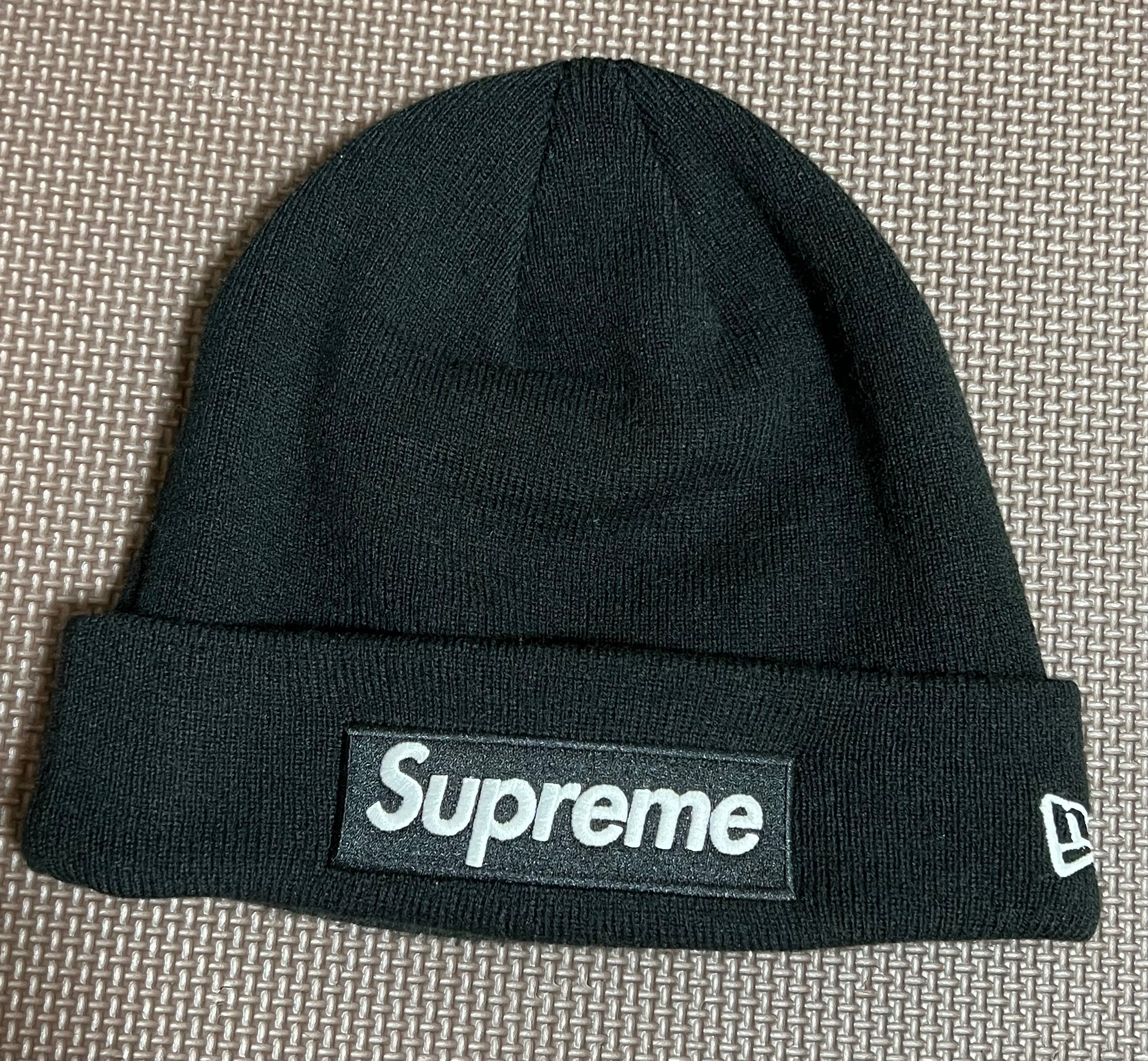 Supreme New Era® Box Logo Beanie "Black" (21FW)