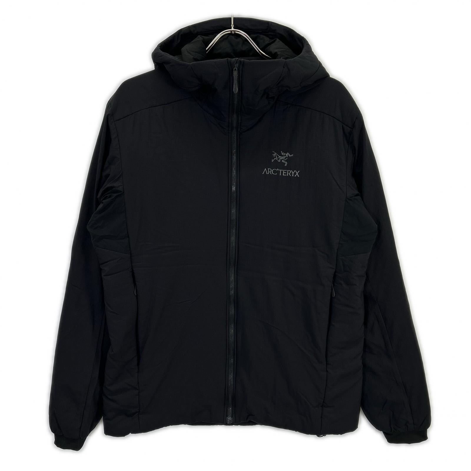 アークテリクス 22年製 ブラック ATOM AR HOODY ジャケット S