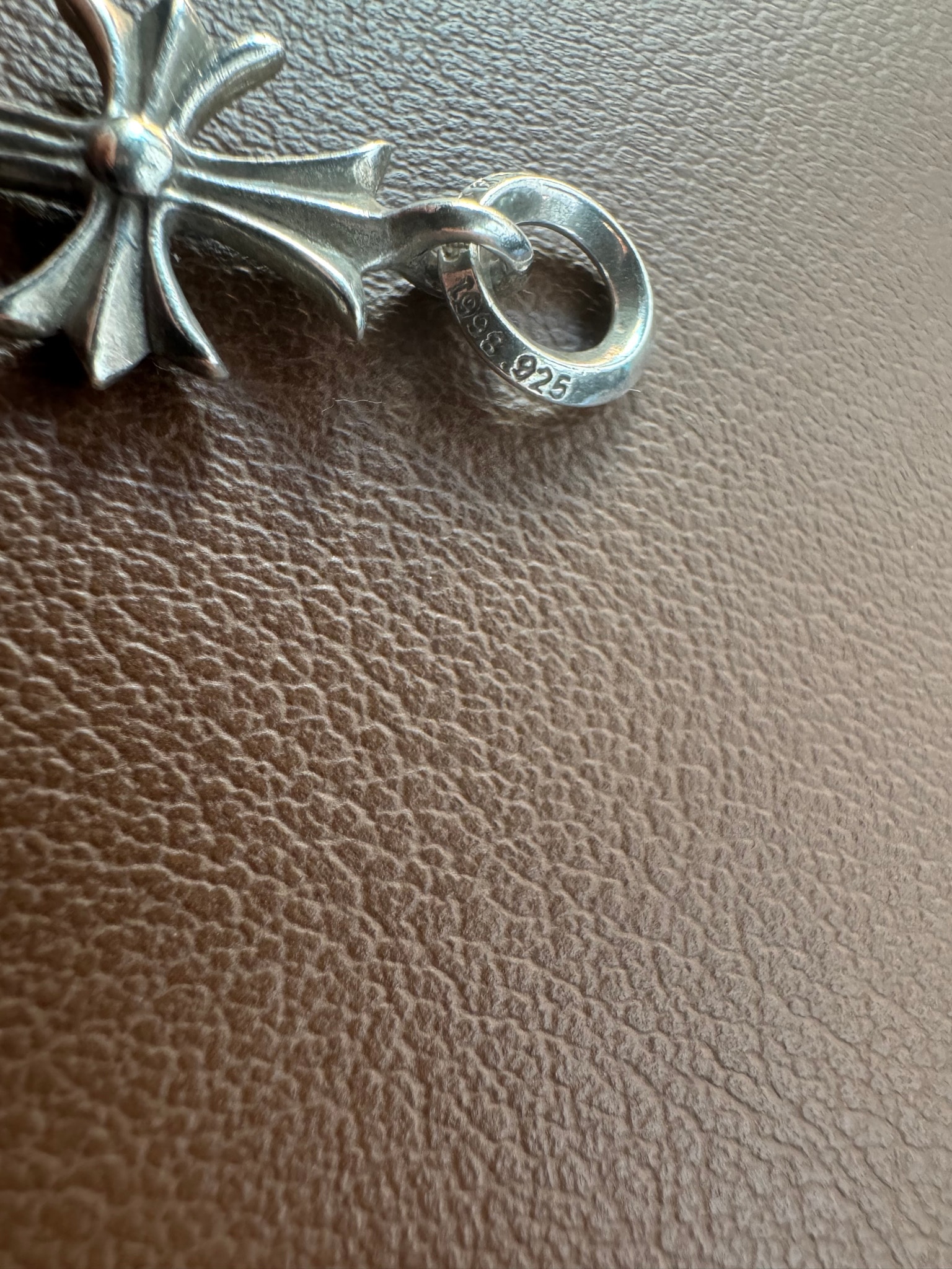 Chrome Hearts Tiny CH Cross Charm "Silver"