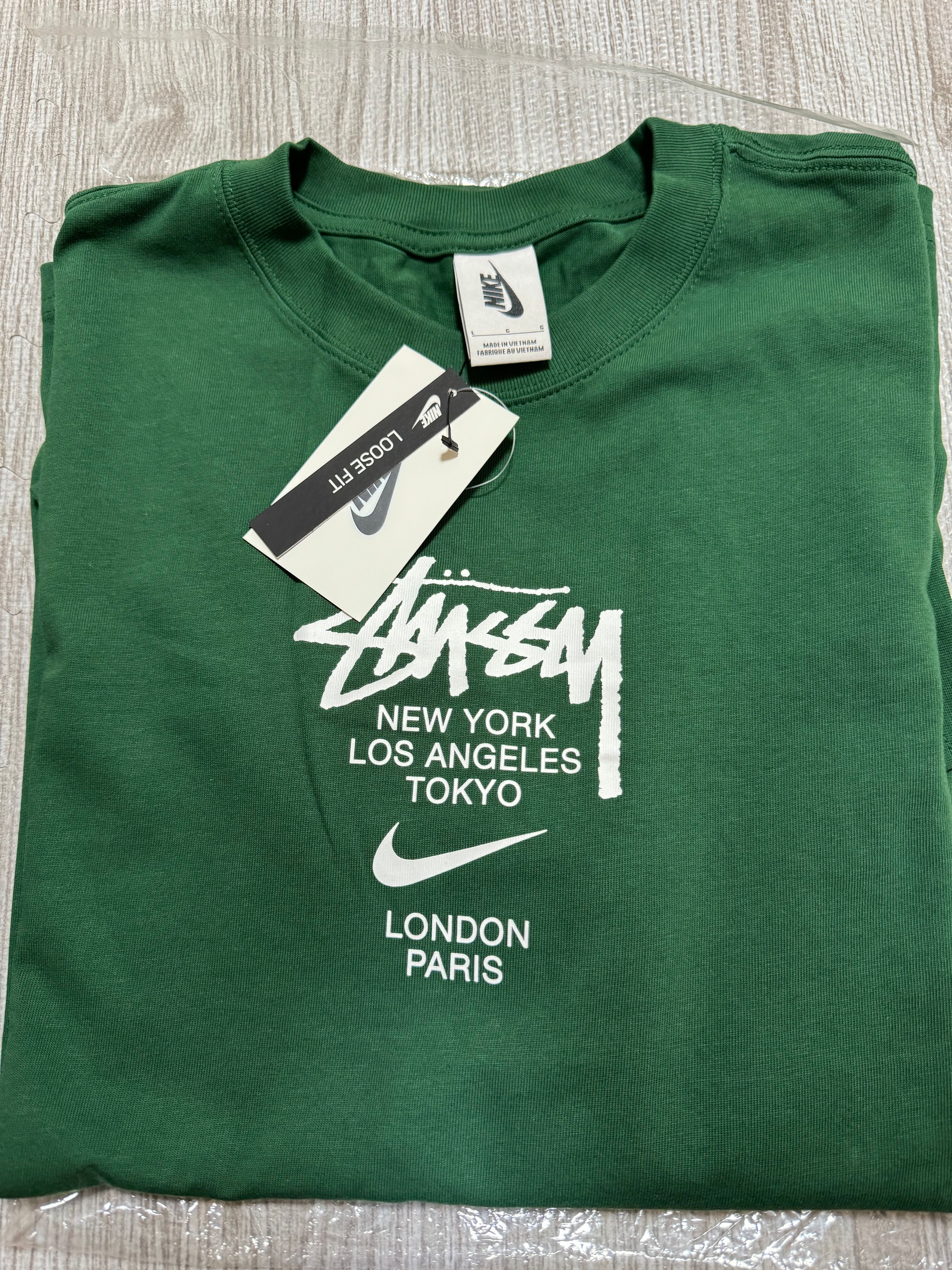 Nike x Stussy International T-Shirt "Green"