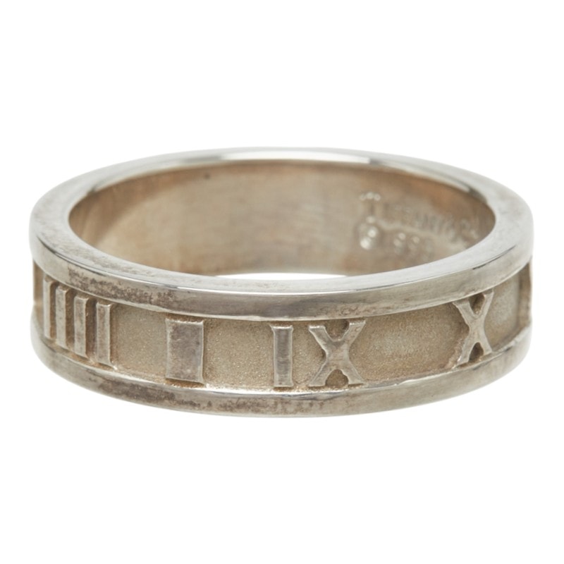 ティファニー アトラス リング 指輪 SV925 シルバー レディース TIFFANY&Co. 中古
