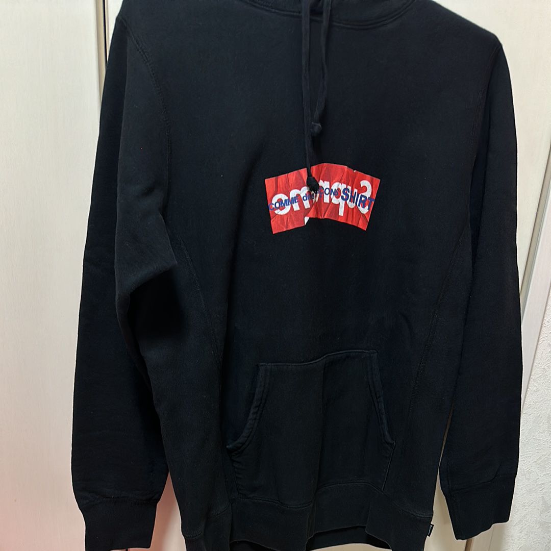 Supreme Comme Des Garcons SHIRT Box Logo Hooded Sweatshirt "Black"