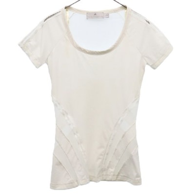 adidas by Stella McCartney アディダス ステラマッカトニー 半袖 Tシャツ S ホワイト クルーネック